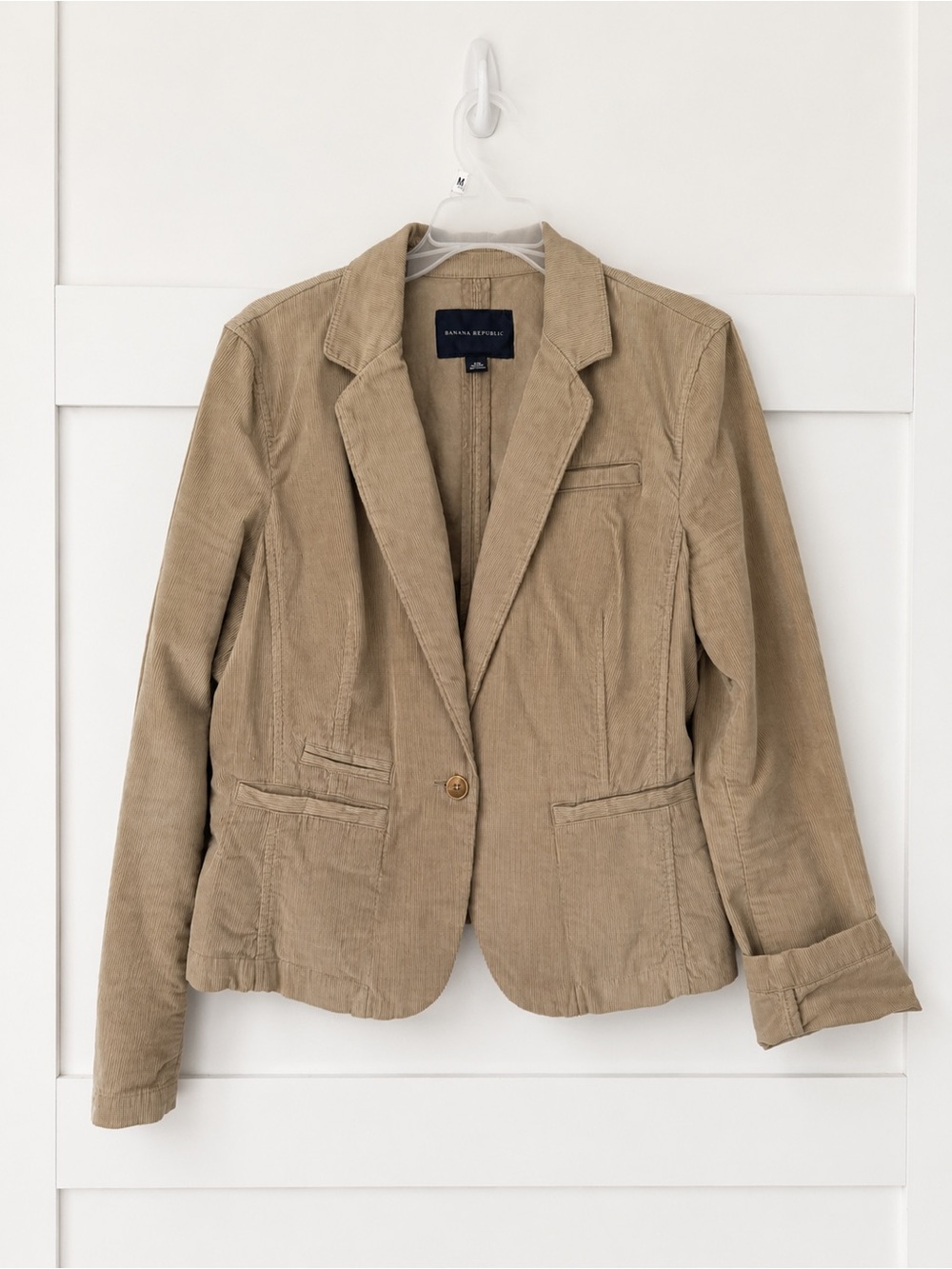 Banana Republic Women's Beige Corduroy Blazer